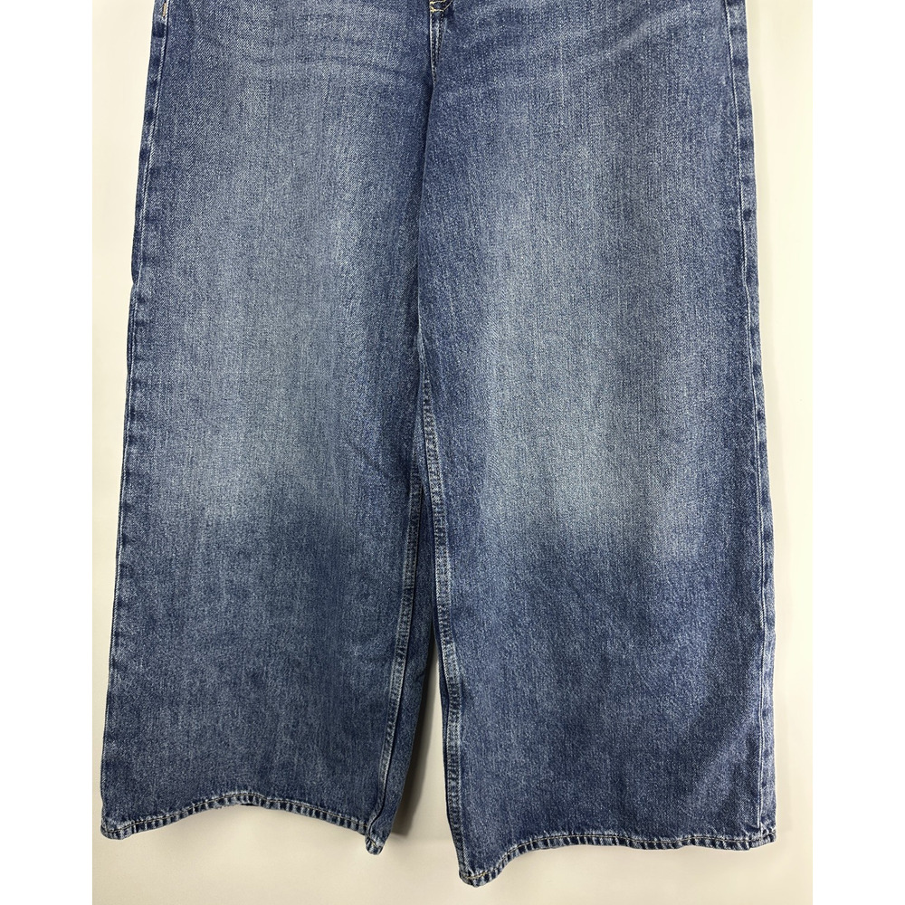 Gap Denim Baggy Wide Leg Dani Jeans 90's Grunge Women's 12/31s 12 31 Short 2025 - Picture 4 of 11
